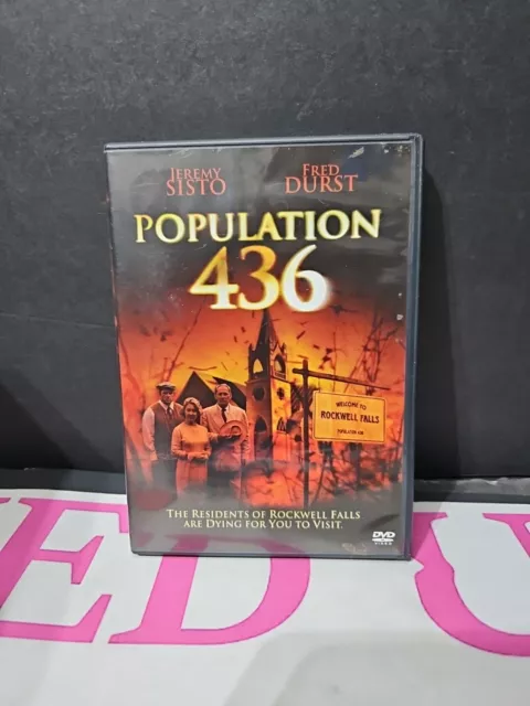 Population 436 DVD 2006 Jeremy Sisto Fred Durst Charlotte Sullivan