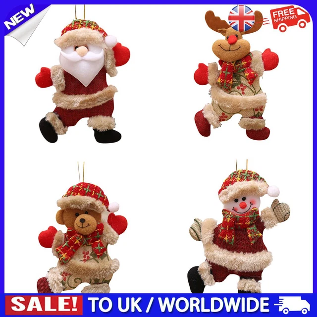 C# Weihnachten hängende Puppe Weihnachten Baum Plüschpuppe Urlaub Party festliche Dekoration