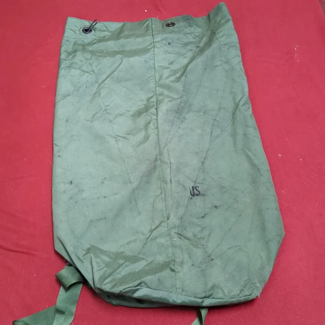 US Military Issue Locking Top Load Nylon Carrying Seabag w Straps Duffle (dfl4)