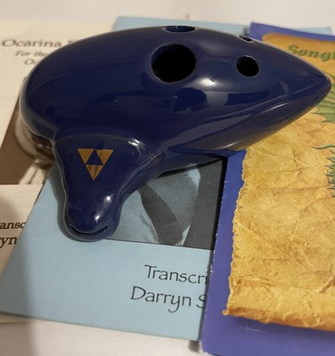 Ocarina of Time Songbird Ocarina Replica Legend of Zelda With Songbooks