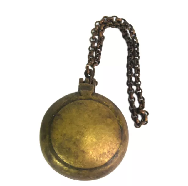 Vintage Old Brass Tobacco Storage Box – Betel Lime Paste Container Box i22-78
