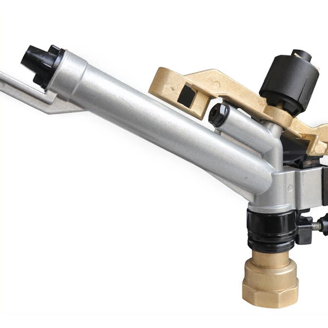 1.5" 360° Adjustable Impact Sprinkler Large Area Lawn Water Irrigation Spray Gun