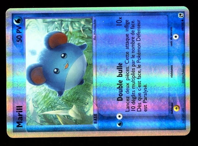 Pokemon Saber Tempete Holo Inv N° 68/100 Marill