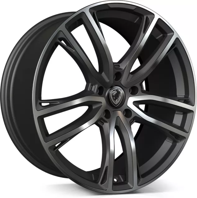 Alloy Wheels 22" Cades Helious Grey Pol For Merc GLE-Class SUV [W166] 15-19