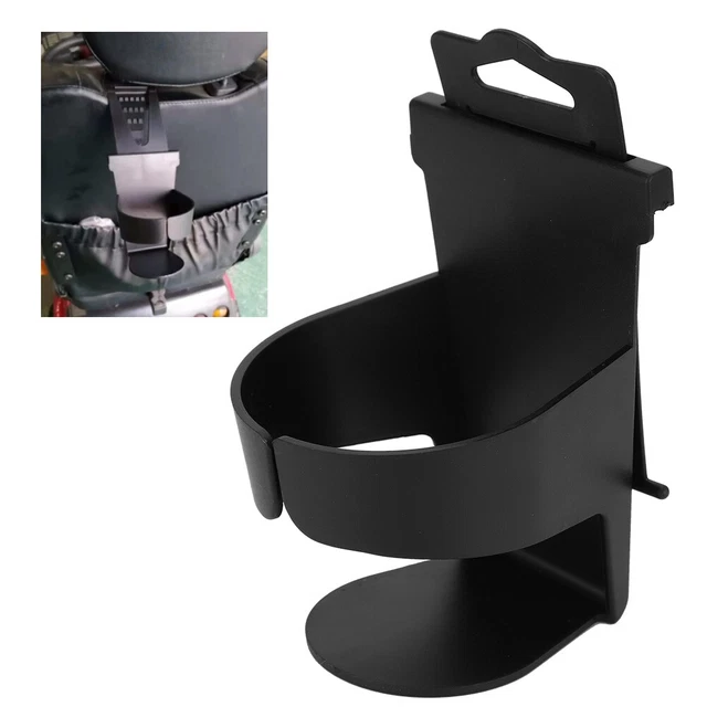 Porte-gobelet Universel Pour Moto Et Vélo – Fixation Métallique Ajustable 1,5-4 Cm, ABS + Métal, Compatible Guidon, Poussette, Fauteuil Roulant, Chariot