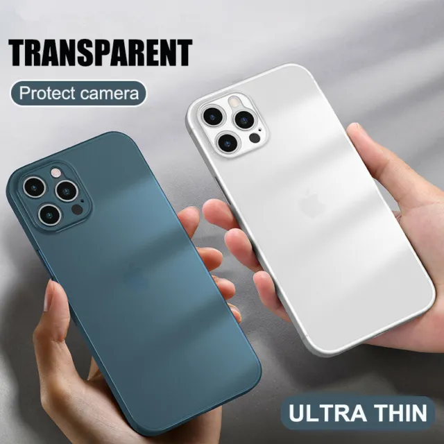 Ultra Thin Case For iPhone 14 13 12 Pro Max 11 XR XS 8 7 Matte Clear Skin Cover