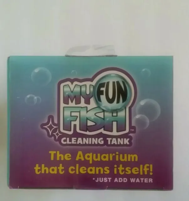 My Fun Fish Tank, 4 3/4 x 6 x 10-Inch Aquarium Self-Cleaning Plastic Betta Gifts 5