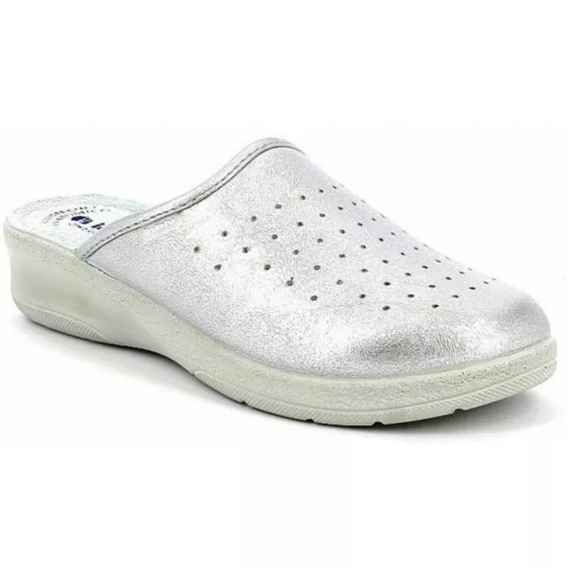 inblu Pantofole Ciabatte SANITARIE da Donna MOD. 50-33n Argento