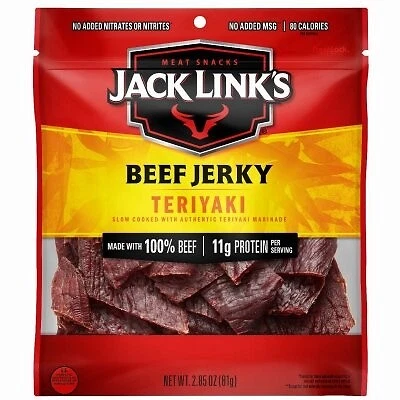 Confezione da 8 - Jerky di manzo, Teriyaki, 2,85 once -10000008447