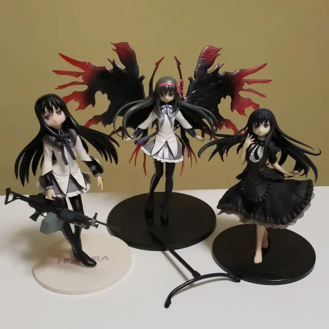 Puella Magi Madoka Magica Figure Homura Set Lot of 3