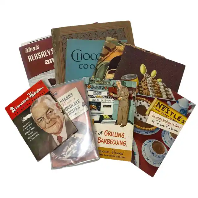 Vintage cookbooks baking Lot of 9 (1917-1983)