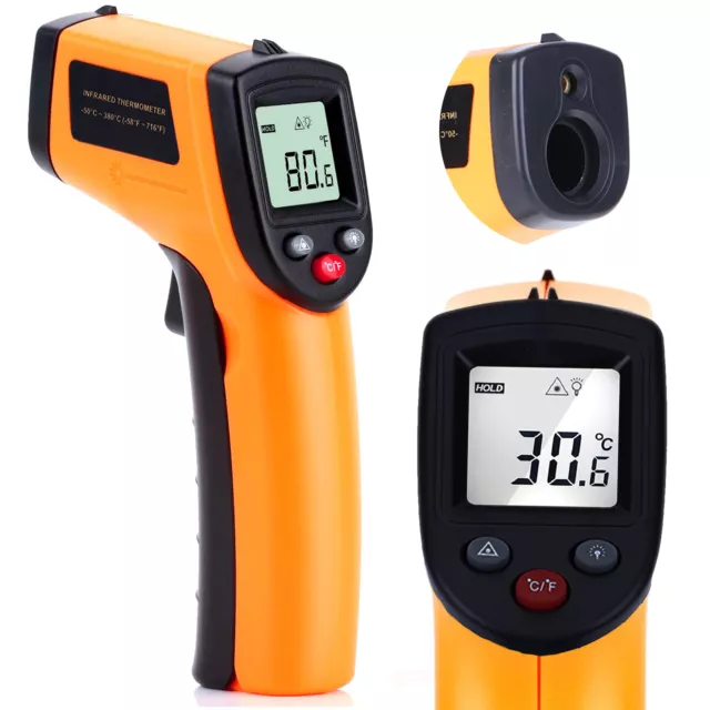 IR Infrared Thermometer Non-contact Digital Laser Infrared Temperature Gun V0J5