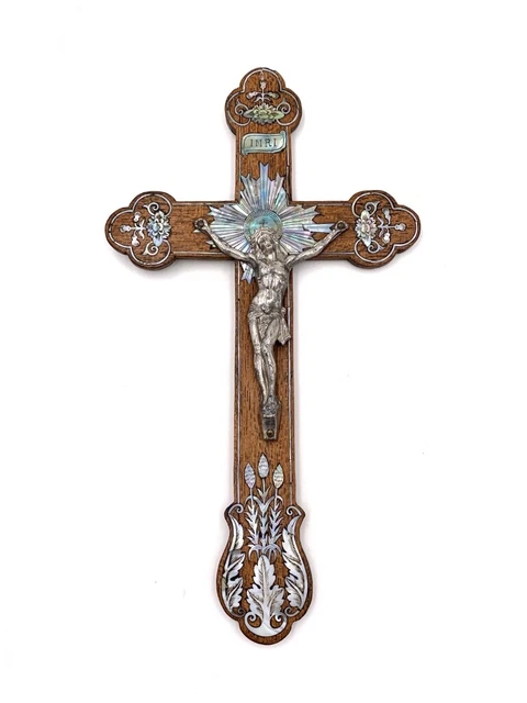 Crucifix Croix Avec Jésus Croquis Dessinés à La Main Religion Style Gravé Illustration
