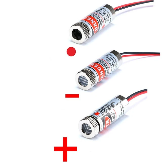 Module Head Focus Laser 12x35mm 650nm Focus Module Head Industrial Grade