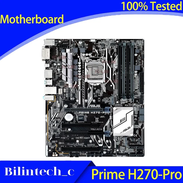 ASUS H270-PRO MOTHERBOARD LGA1151 with Intel i7 7700 CPU