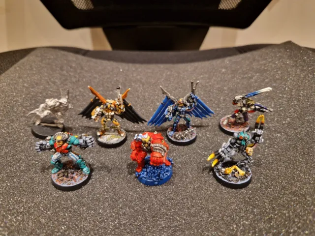 Necromunda OOP Metal Spyrers Gang (7 Miniatures)