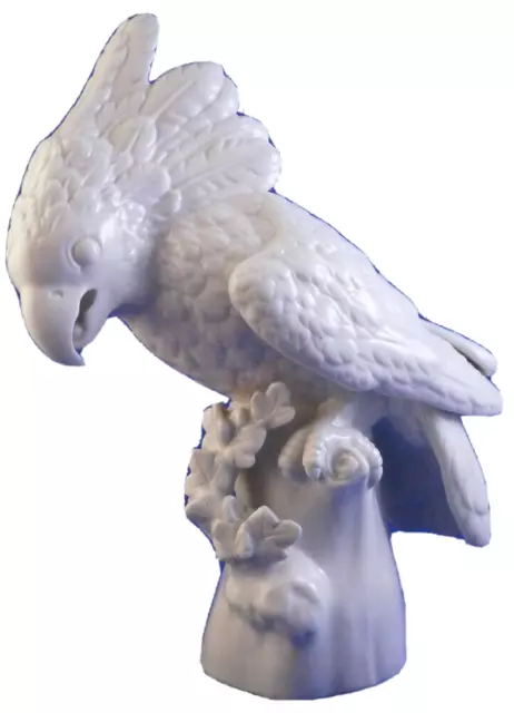 Nymphenburg Porcelain Cockatoo Bird Figure Figurine Porzellan Kakadu Figur Vogel