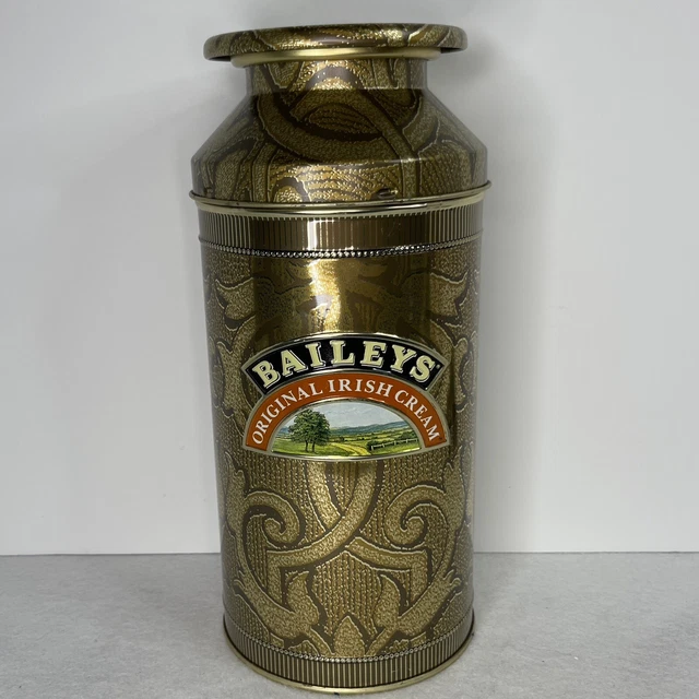 BAILEYS IRISH CREAM Collectible Tin Scotch Whisky Container Can