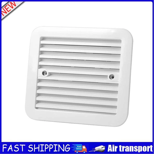 12V Fridge Vent with Fan for RV Trailer Side Silent Air Outlet Ventilation Fan