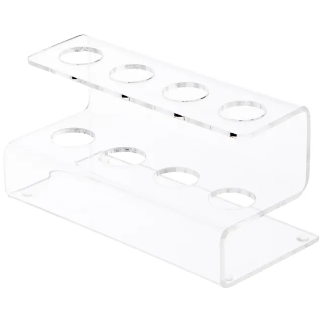 Plymor Acrylic Flatware Stand, 3.25"H x 5.75"W x 3"D (Holds 4 Utensils) (2 Pack)