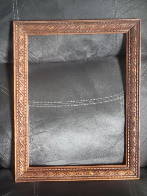 Vintage Ornate Wood Picture Frame 18½" x 14½" X 1¼ Fits 16" x 12" - Frame Only