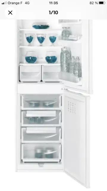 ❄️ Réfrigerateur congélateur en bas Indesit CAA551 ❄️