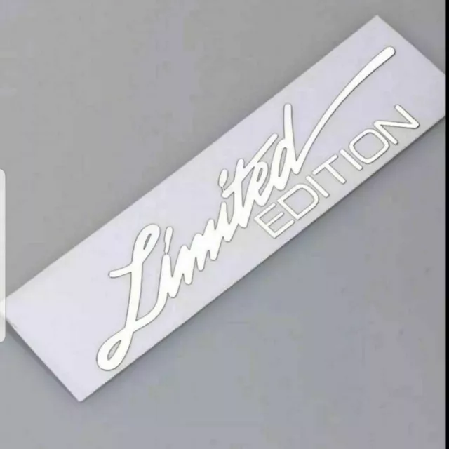 LIMITED EDITION..Emblem  3D Metall /Nickel Auto Fenster Aufkleber Motorrad Chrom