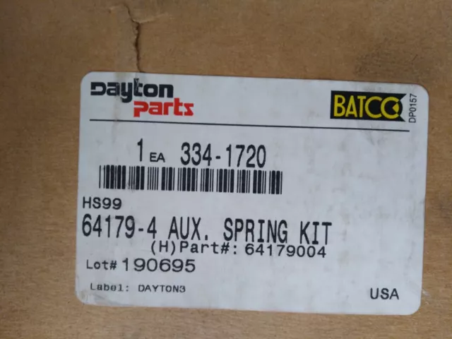 New Dayton 334-1720 Auxiliary Spring Kit for Hendrickson Suspension 64179-4