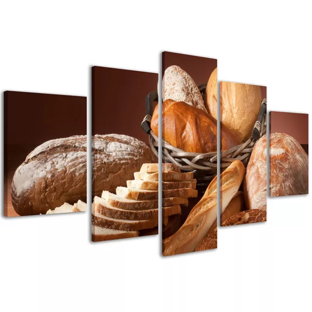 Tableaux sur toile Composition avec des produits de boulangerie