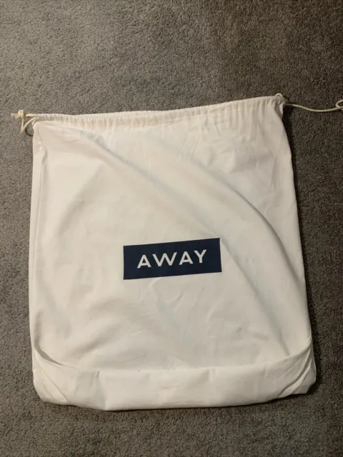 Away Luggage White Dust bag/ Laundry Bag/ Travel Organizer - Carryon Size