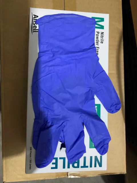 Ansell Micro-Touch Nitrile Gloves 1x Box of 200 Gloves