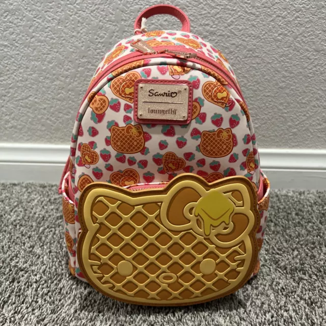 Loungefly Sanrio Hello Kitty Pumpkin Spice Convertible Mini Backpack