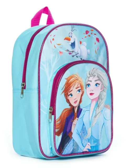 Girls Disney Frozen Elsa Anna Olaf Backpack Kids Nursery School Rucksack