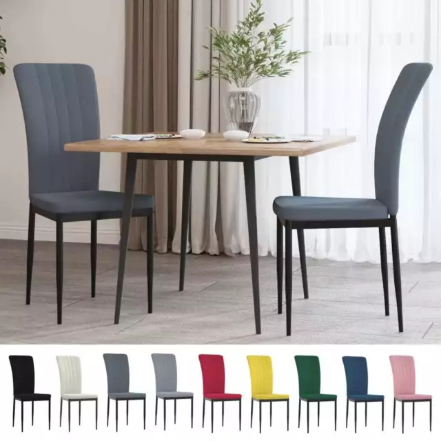 Sillas de Comedor Asientos con Respaldos de Cocina Restaurante Terciopelo vidaXL