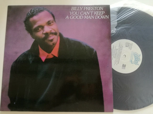 Billy Preston You Can'T Keep A Good Man Down SPAIN lp Vinyl 1990