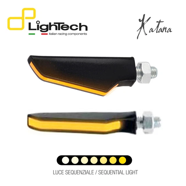 Lot De 4 Clignotants LED Séquentiels étanches 12V - Ambre, Pour Moto/scooter/quad