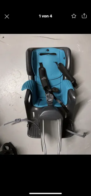 BRITAX RÖMER Kindersitz "Jockey³ Comfort schwarz/Blau b. 22kg - Fahrradhalterung