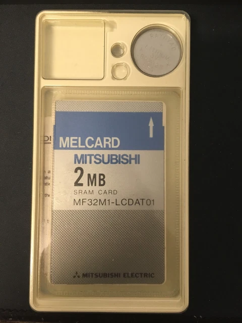 MITSUBISHI SRAM CARD 2MB Melcard PCMCIA MF32M1-LCDAT01