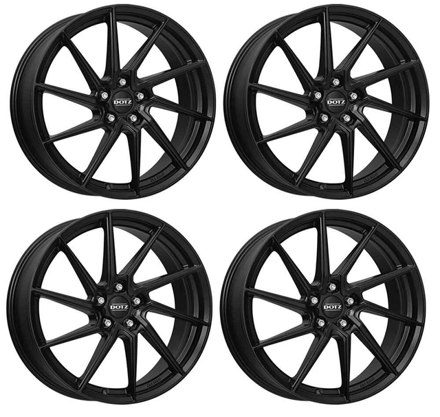Jante DOTZ SPA BLACK 8x19" 5x108 Pour Opel Grandland X - Déport 45, Finition Noir Mat