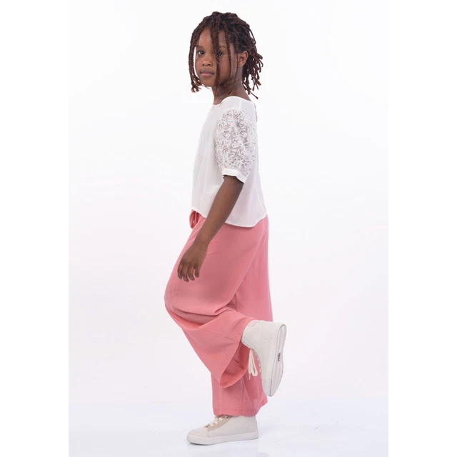 ALICE PI PANTALONE palazzo bambina ragazza in gerogette rosa 14 16 anni EUR 78 50 PicClick IT