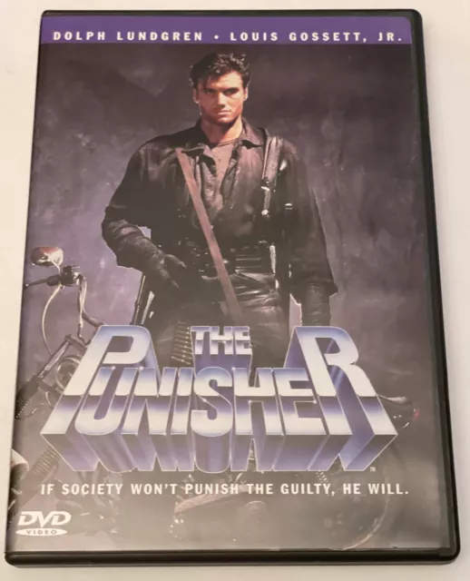 The Punisher (DVD, 1990) Dolph Lundgren, Louis Gossett, Jr.