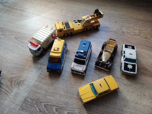 Lot De Véhicules Majorette – Cirque Pinder : Toyota Pickup, Train, Camions Et Voitures