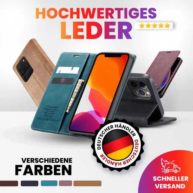 Handy Hülle Iphone 14 13 12 11 X XS SE 8 7 6 Plus Pro Max Klapphülle Tasche Case