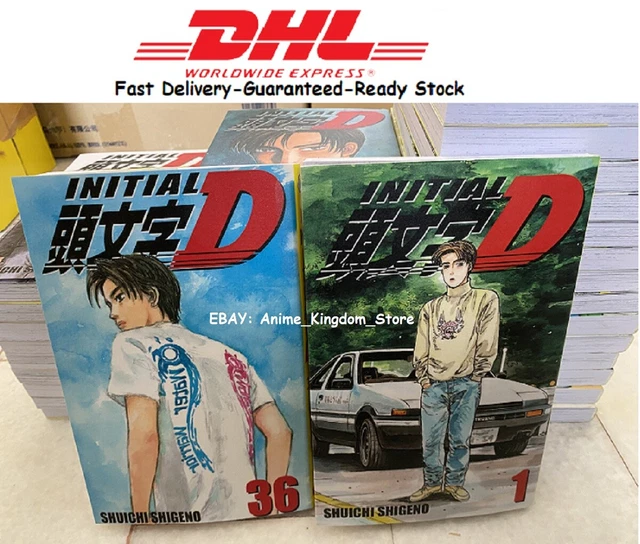 COMIC INITIAL-D SHUICHI Shigeno Manga Complete Set English Comic Volume ...