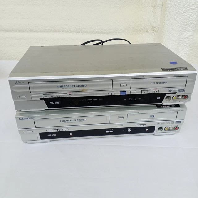 VCR VHS TO DVD Recorder Combo Player VHS DVD Recording NOT WORKING