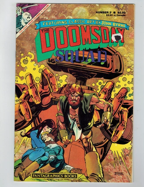 The Doomsday Squad #3 Comic Book October 1986 Fantagraphics Books Usagi Yojimbo