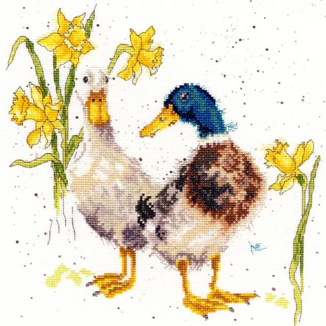 Bothy Threads ~ Counted Cross Stitch Kit ~ Ducks and Daffs