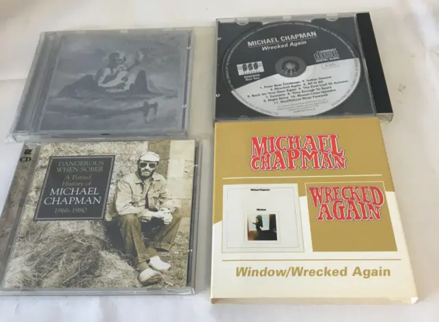 4x Michael Chapman CD Disc Wrecked Again Fully Qualified Survivor usw./5.3
