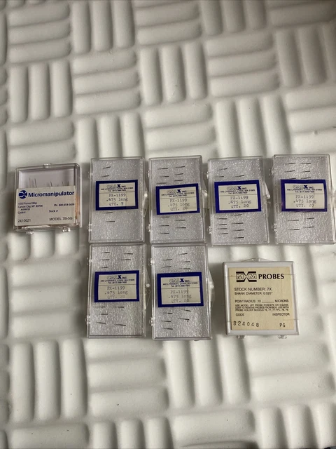 Lot of Various Micromanipulator Accessories MM CAL-X (J).