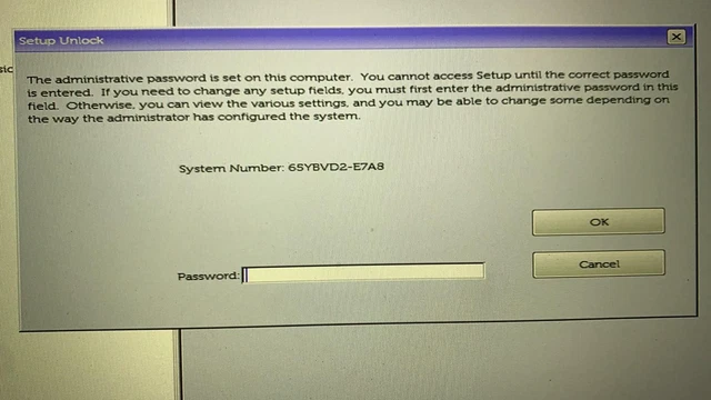 Unlock bios password Dell Latitude 5491,Dell Latitude 7390,Latitude 7490,E7A8